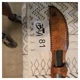 FIXED BLADE KNIFE AND SHEATH