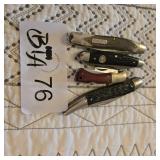 COLLECTION OF POCKET KNIVES