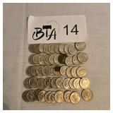 LARGE GROUP OF DIMES