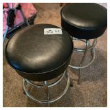 PAIR OF BAR STOOLS