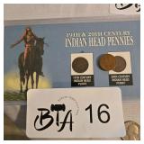 INDIAN HEAD PENNIES PROOF SET