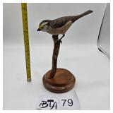HAND CARVED SONG BIRD