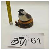 HAND CARVED BLACK-CAPPED CHICKADEE