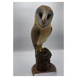 HAND CARVED BARN OWL