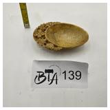 CHINESE ORNAMENTAL CARVED SOAPSTONE DISH