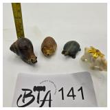 CLAY TURTLE/ WADE HEDGEHOG (ENGLAND)/SNAIL(JAPAN)