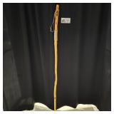 TURQUOISE, LEATHER WRAPPED STAFF