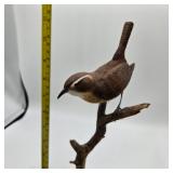HAND CARVED WREN
