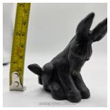 KNEELING DONKEY--HEAVY POSSIBLE BRASS
