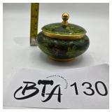 VINTAGE CHINESE CLOISONNE BOX WITH LID