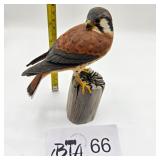 HAND CARVED AMERICAN KESTREL