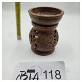 HANDCRAFTED SOAPSONE AROMA LAMP/OIL DIFFUSER