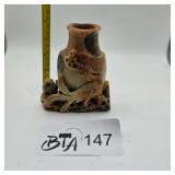 ANTIQUE CHINESE CARVED SOAPSTONE VASE