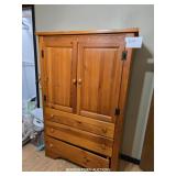BED AND ARMOIRE