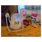 TOYS AND BABY BOUNCER