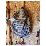 BACK PACK, MISC. AND FISHING POLES