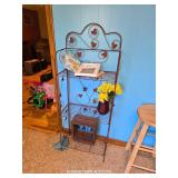 WIRE SHELF AND MISC. D?COR