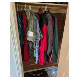 CONTENTS OF CLOSET, ROCKEY BRAND BOOTS SZ. 9