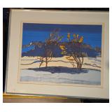 Framed 'Winter Day' Limited Edition Print, 1979