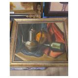 Still Life Painting by Eugene Bilodeau with Coffee