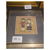 Patriotic Colonial Cross-Stitch Man & Woman