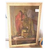 Still Life Painting with Uniform, Sword, and Drape
