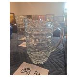 Fostoria?? Clear Glass Pitcher