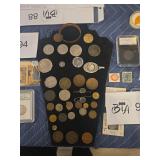 Assorted Coins & other memorabilia