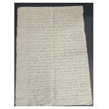Letters & Documents from the 1800's