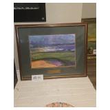 'Pebble Beach #9' Golf Course Artwork by Ken Cali