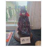 Collectible Doll in Elaborate Embroidered Garment