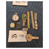 Assorted Watch Parts & Bands