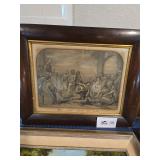 Framed Artwork: The First Trial By Jury