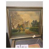 SignedFramed Landscape Painting