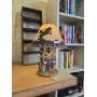 Western Saddle Base Table Lamp with Bucking Horse