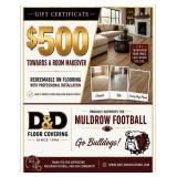 D&D FLOOR / $500 CERTIFICATE TOWARDS ROOM MAKEOVER