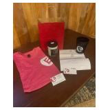 EDWARDS AUTO PARTS OIL CHANGE/ T SHIRT/ CANDLE/ CP