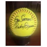 OU SIGNED SOFTBALL SIGNED BY OU COACH PATTY GASSO