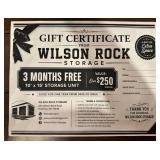 3 MONTHS FREE STORAGE--10X15 UNIT SEE DECRIPTION