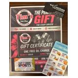 GIFT CARD BUNDLE--SEE DESCRIPTION