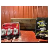 4--3 PKG WIRELESS DOOR/ WINDOW ALARMS/ 2 SHOWER BA