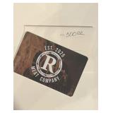 $500 CARD FOR CIRCLE R MEAT COMPANY