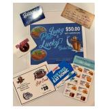 RESTAURANT GIFT CARD BUNDLE--SEE DESCRIPTION
