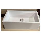 WHITE FARMHOUSE SINK--SEE DESCRIPTION