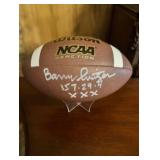 BARRY SWITZER AUTOGRAPHED FOOTBALL