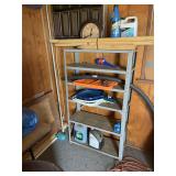 Cedar Wood Blocks/ Storage Shelf & Contents/ Misc