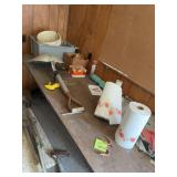 Sturdy D-Handle Metal Shovel & other Yard Tools