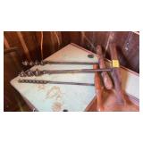 Antique Barn Beam T- Handle Augers
