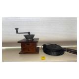 Vintage Cast Iron Waffle Iron by Wagner and