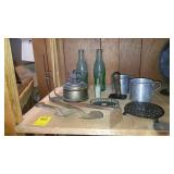 Tin Mugs, Trivet, and More